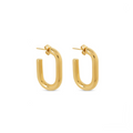 18K Gold Plated Hoop Earrings