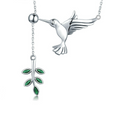 Hummingbird Necklace Silver 925