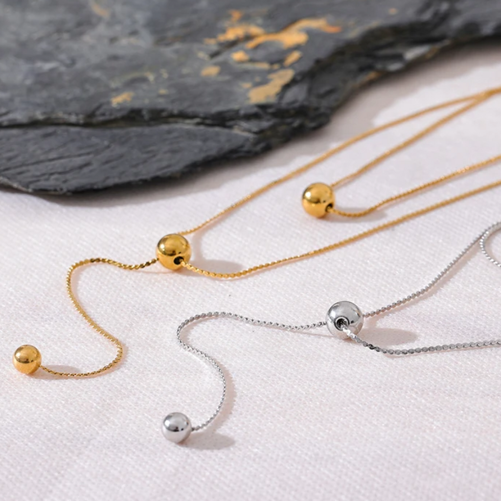Luxe Bola Lariat Necklace