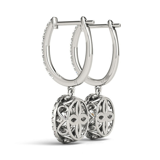 Eternity Earrings with Cubic Zirconia