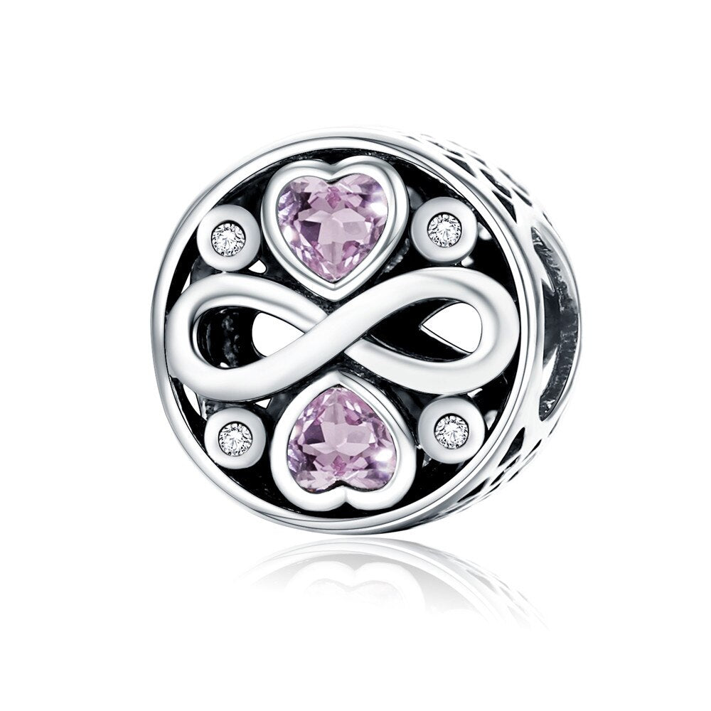 Charms Separator Collection with Cubic Zirconia - 925 Silver