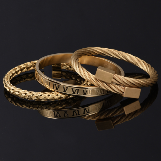 Roman Royal Bracelet Gold Plated in 18K