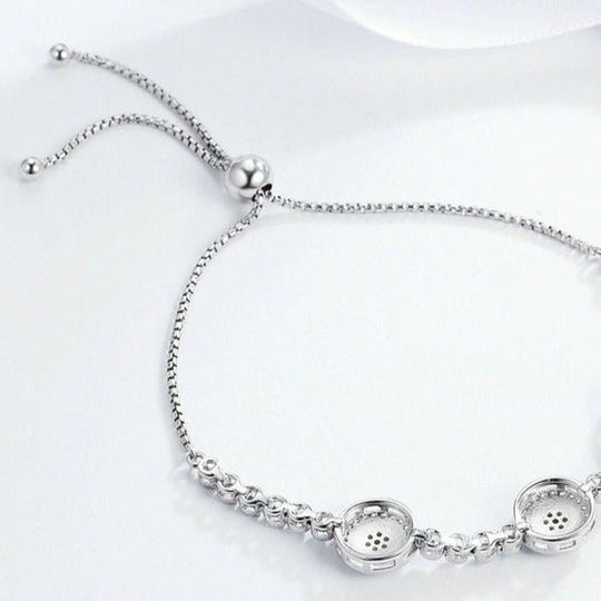 Blue Turkish Eye Bracelet in Cubic Zirconia